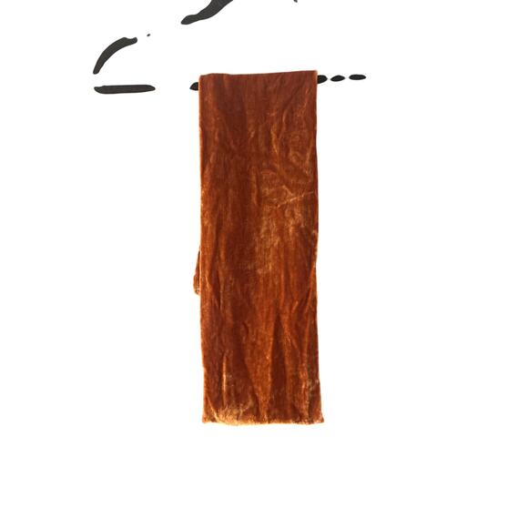 Dana Herbert Velveteen Silk Infinity Scarf Soft Autumn Classic Old Money - Picture 8 of 8